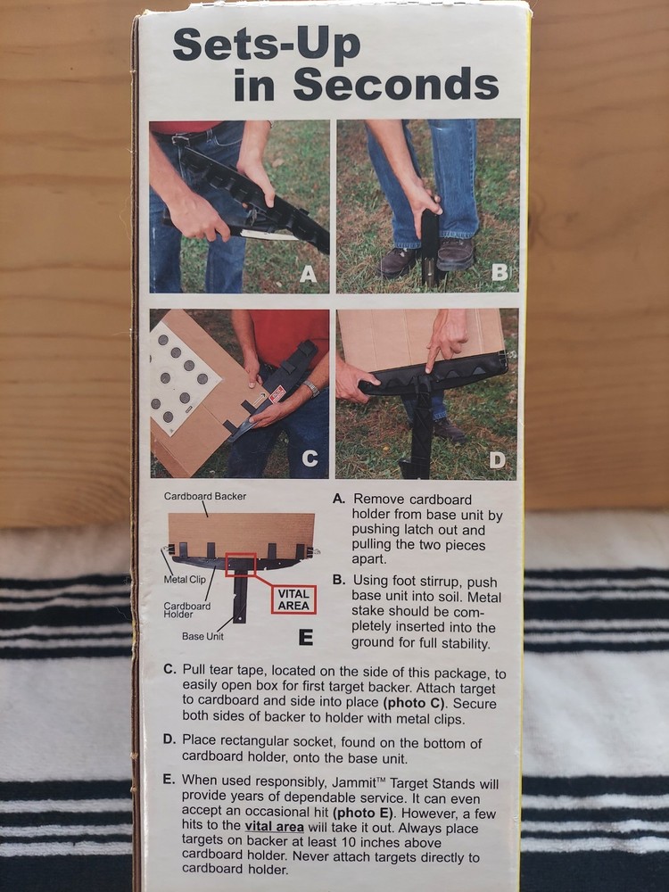 MTMcase-gard Compact Target Frame The Jammit Quick Set Up