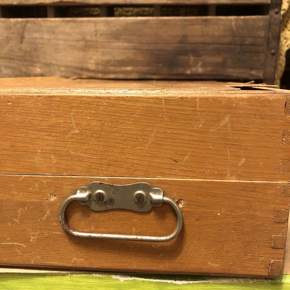 Vintage Microscope with Box Untested