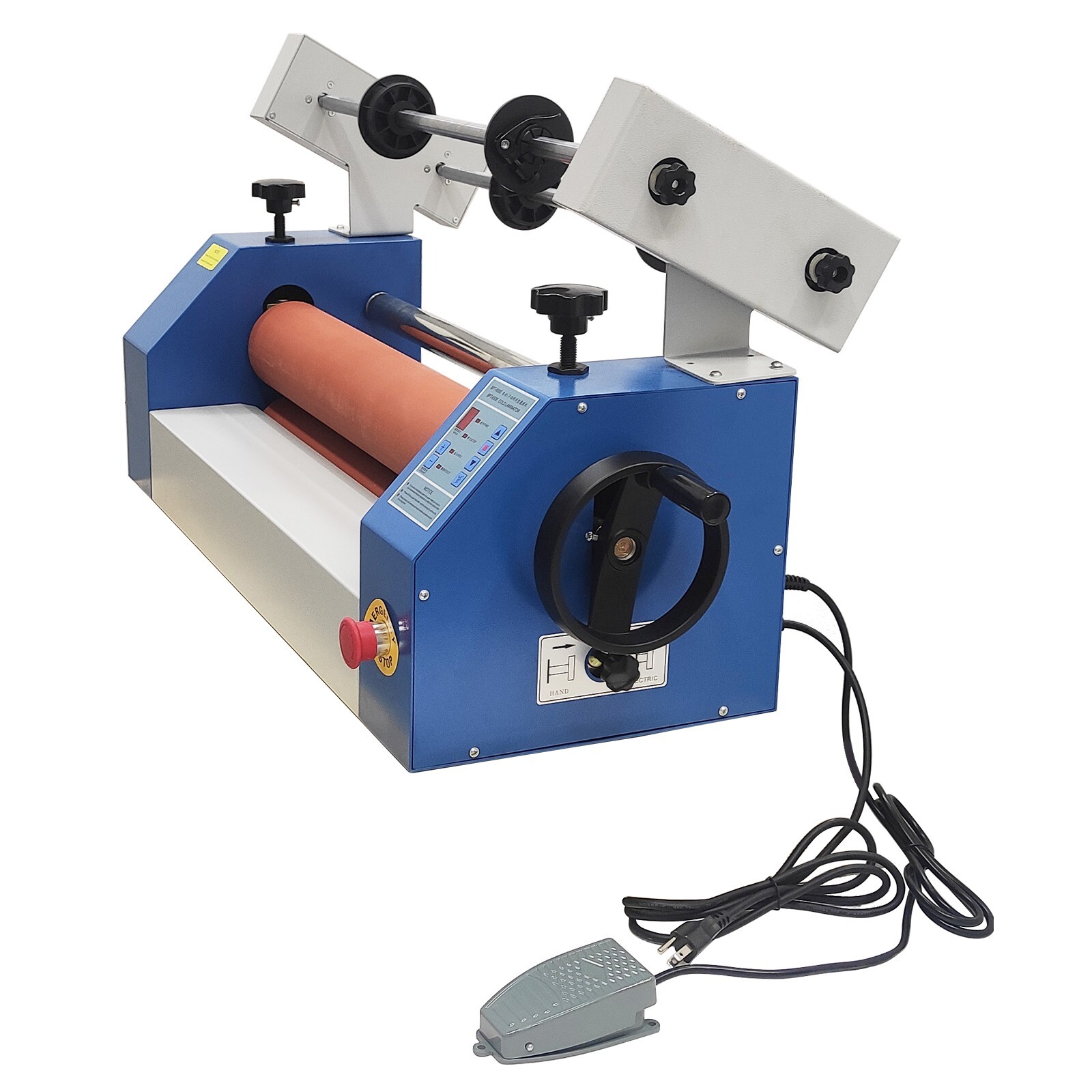 Electric Manual Dual-purpose Cold Laminating Machine 110V 25" Semi-auto Electric