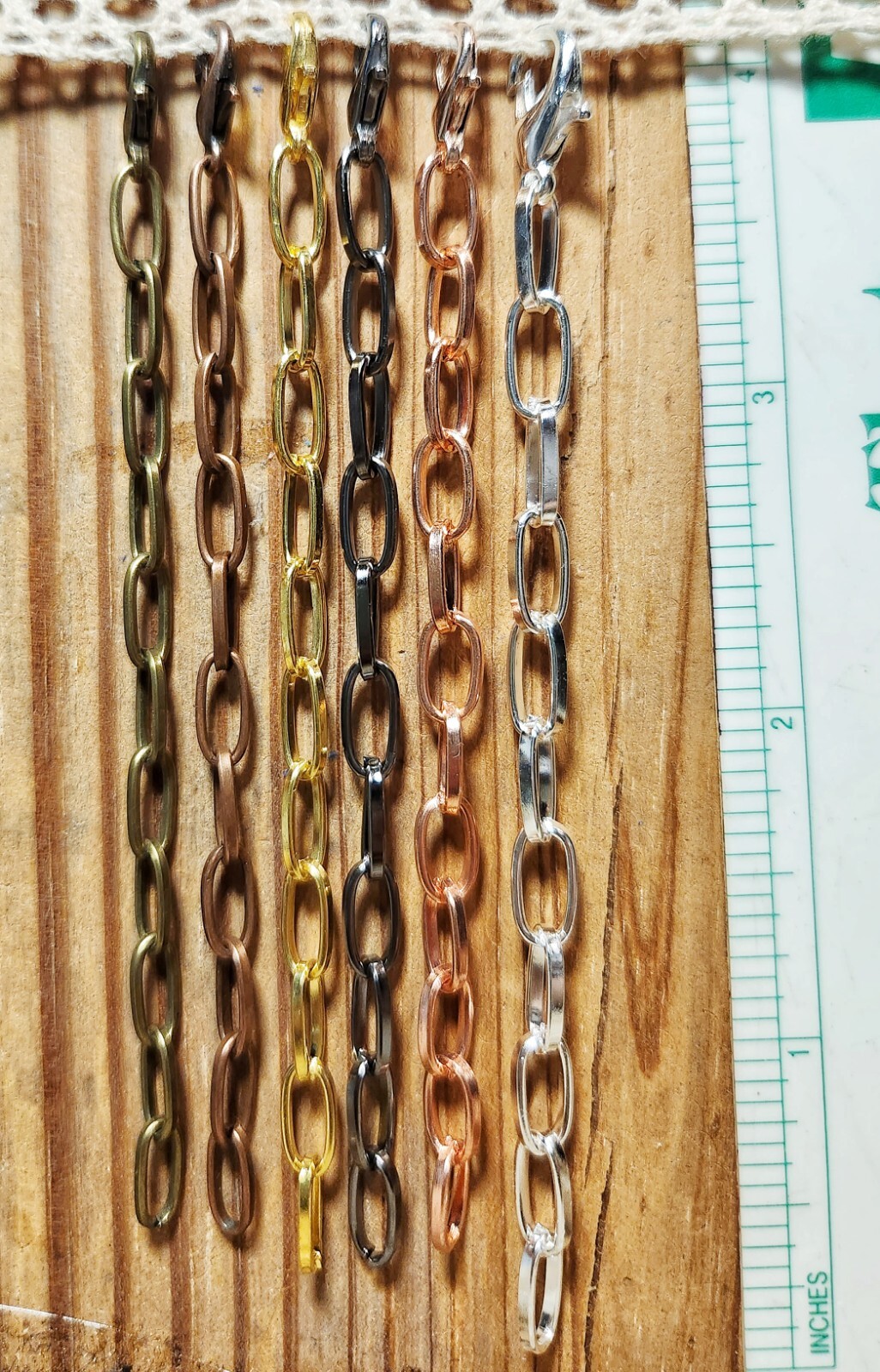 3-3/4" STRONG Necklace bracelet Chain Extender Extension six colors OR stainless