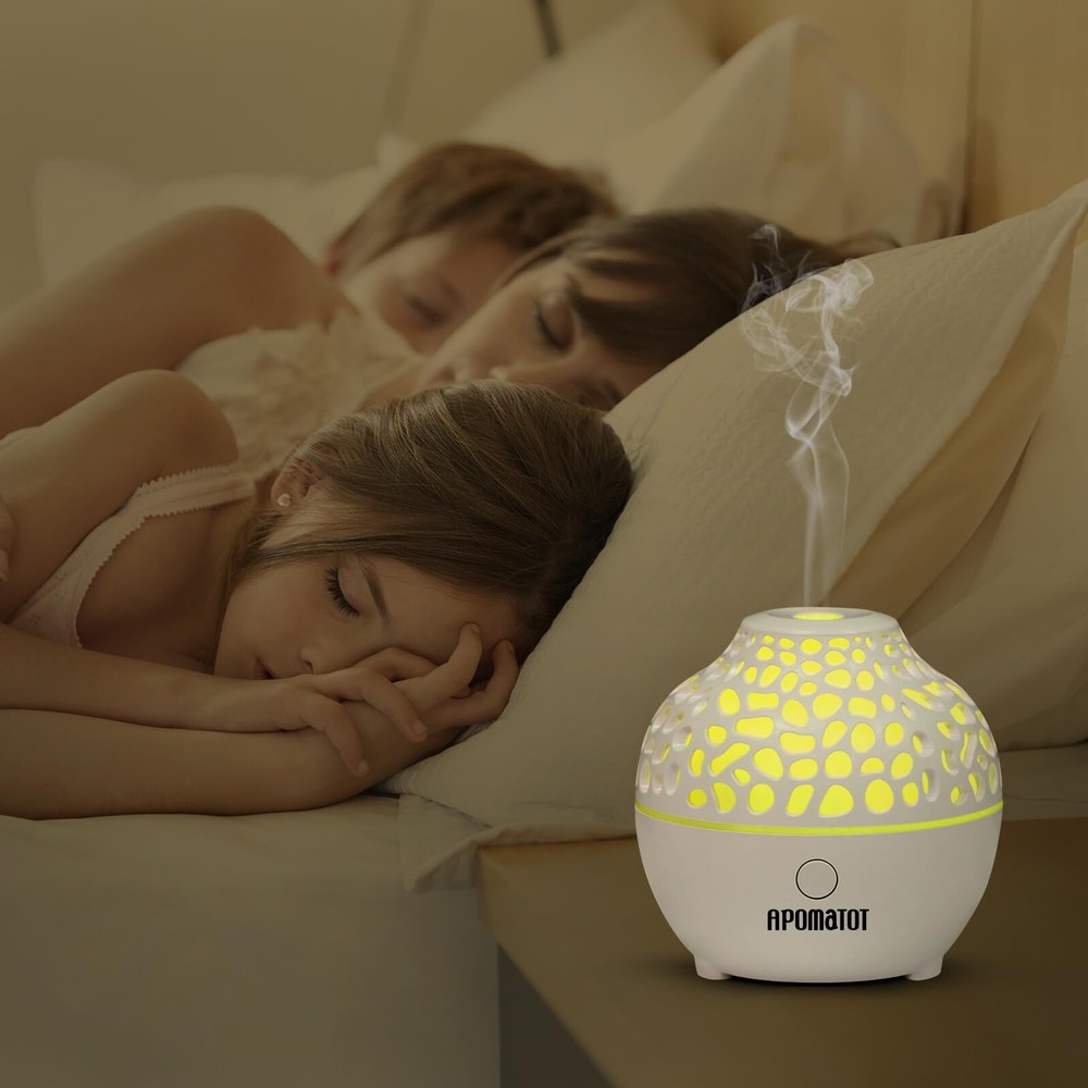 APOMOTOT 2 Pack Essential Oil Diffuser,Mini Portable Aromatherapy D... Fast Ship