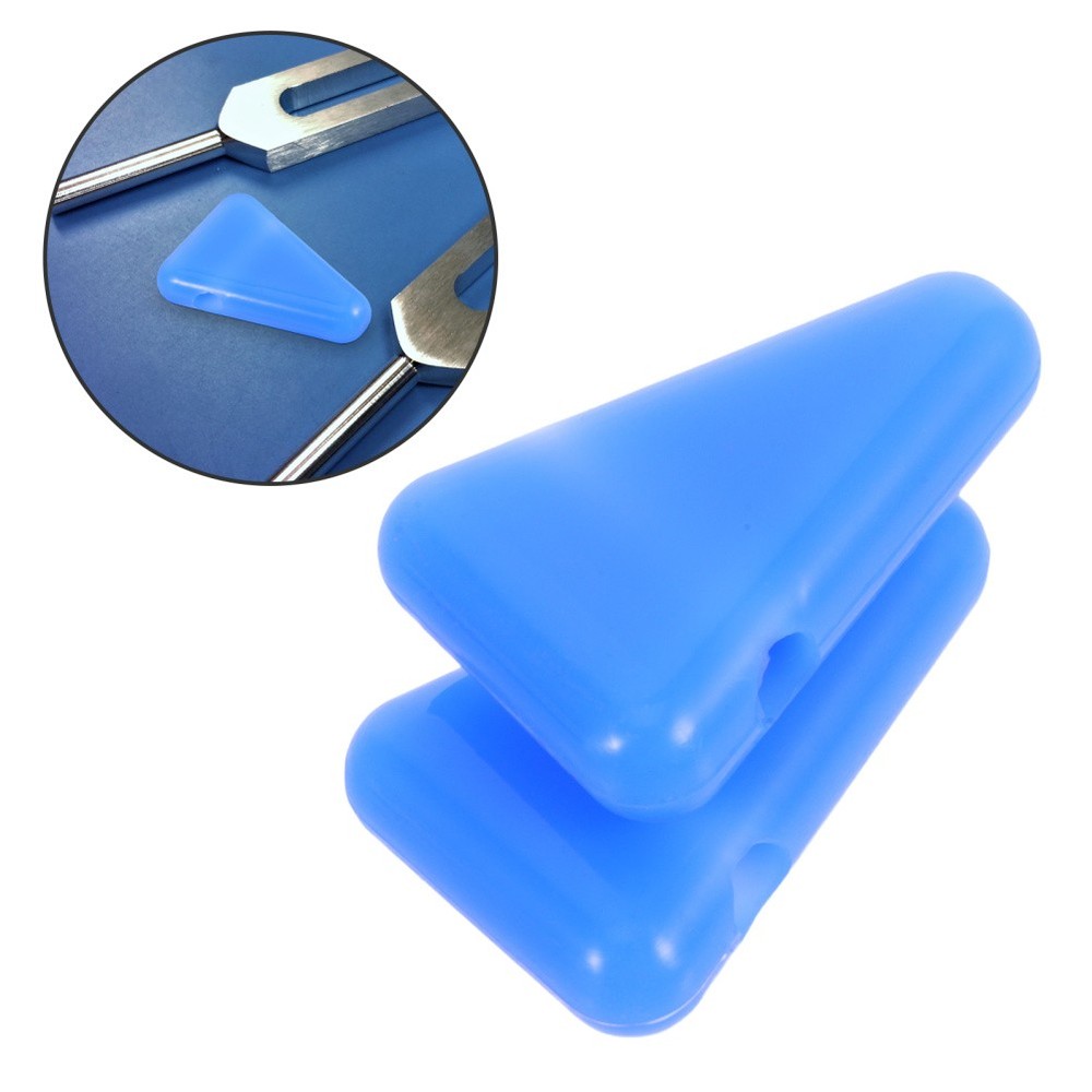 2 Pcs Tuning Fork Protective Base Stabilizer Forks Healing Accessory Silicone