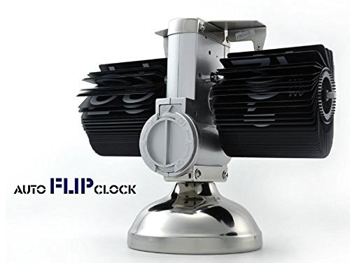 Retro Digital Flip Down Clock -Battery Powered Internal Gear Operated Clock