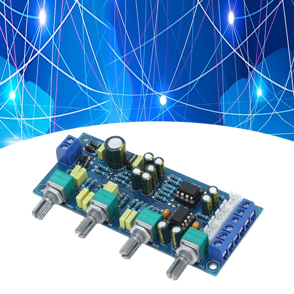 Pre Amplifier Preamplifier Module Board Treble Medium Bass Volume Spares