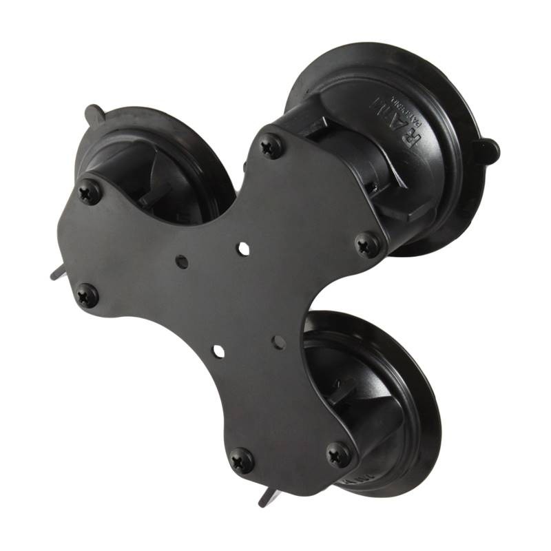 RAM Twist-Lock Triple Suction Cup Base