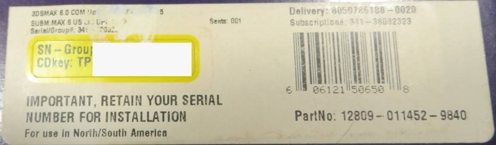 Autodesk 3DS Max 6 Discreet FULL Software & Resources Box 6 COM Upgrade - MAX R4