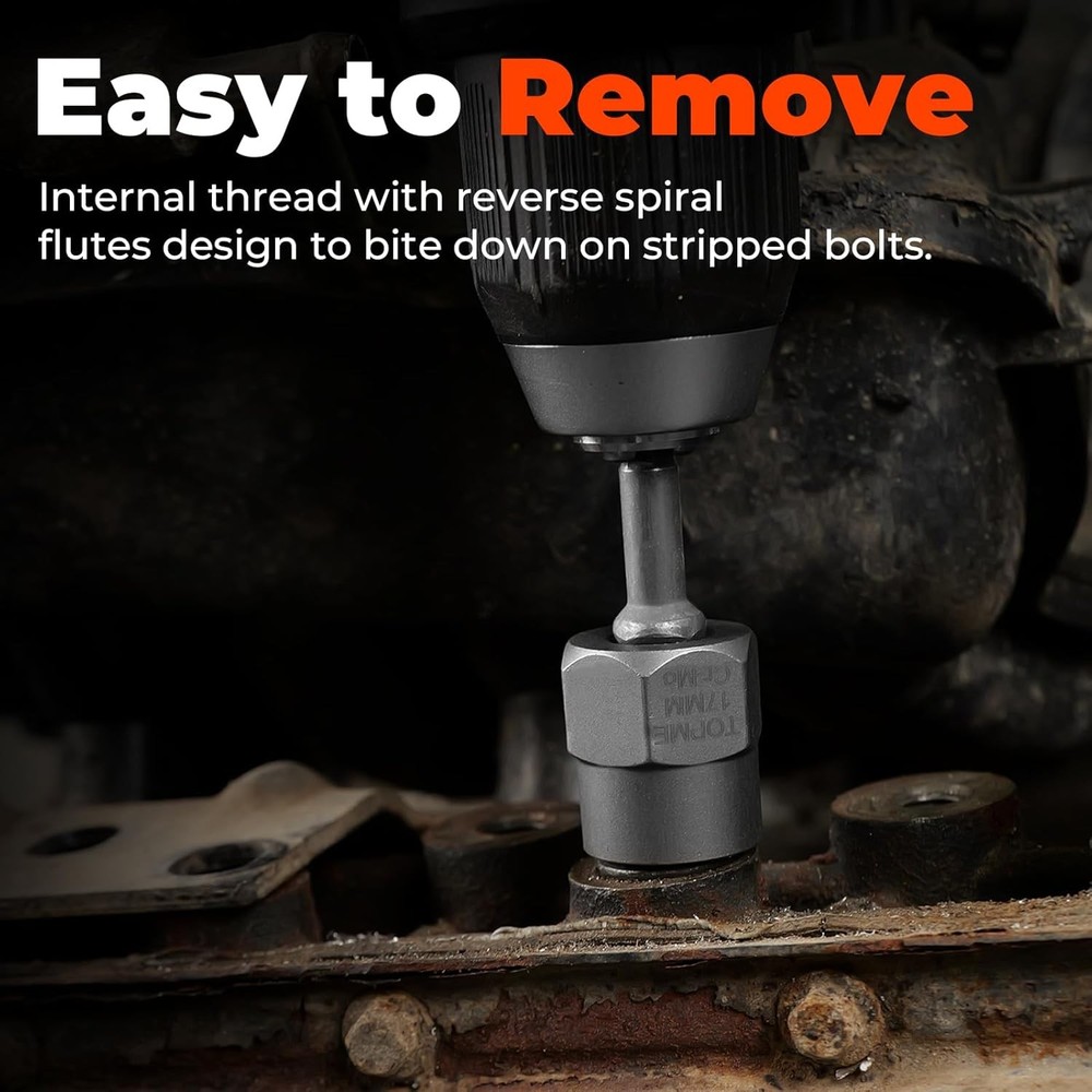 14pcs 3/8 Drive Impact Bolt Extractor Set Nut Remover Extraction Socket Cr-MO