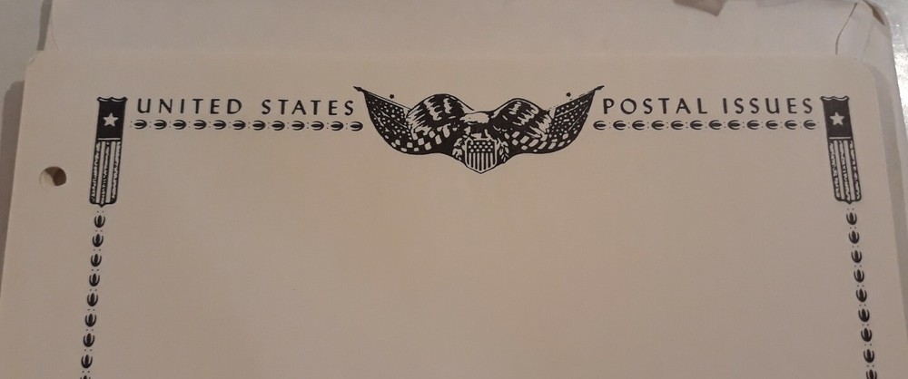 Minkus US Regular Issues, 20 Blank Pages for 3-ring Binders, AS SHOWN