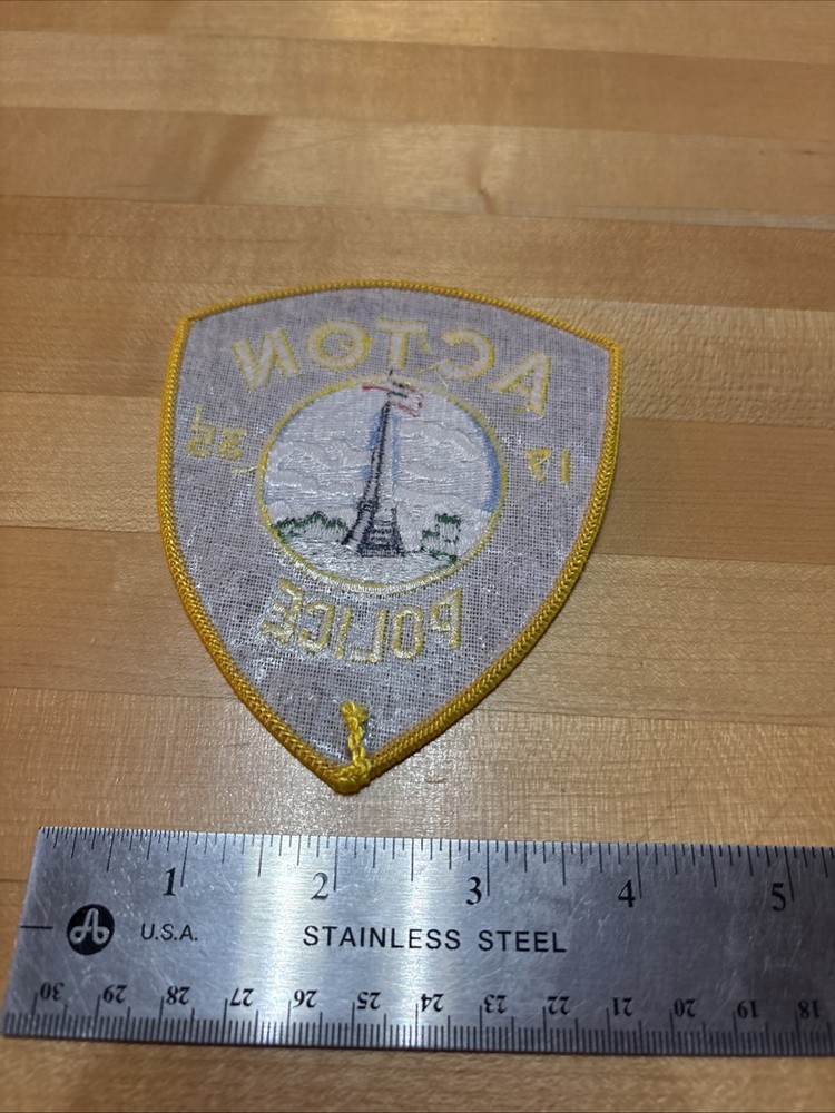 Acton Massachusetts Police Patch