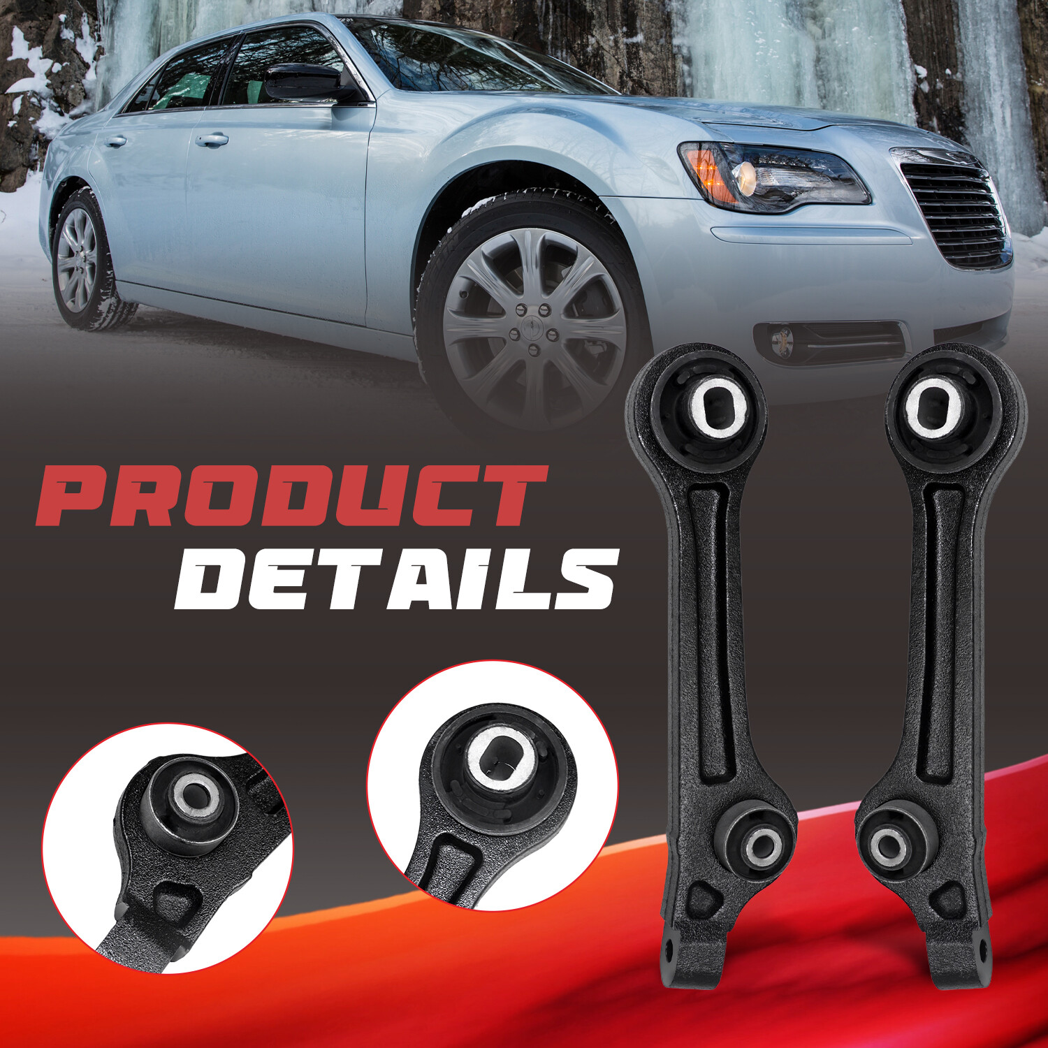 Front Lower Forward Rearward Control Arm for 2011-2019 Charger Chrysler 300 RWD