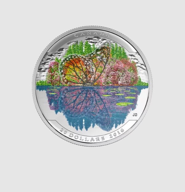 2016 Canada $20 1 oz Silver Landscape Illusion 5 Coin Set #coinsofcanada