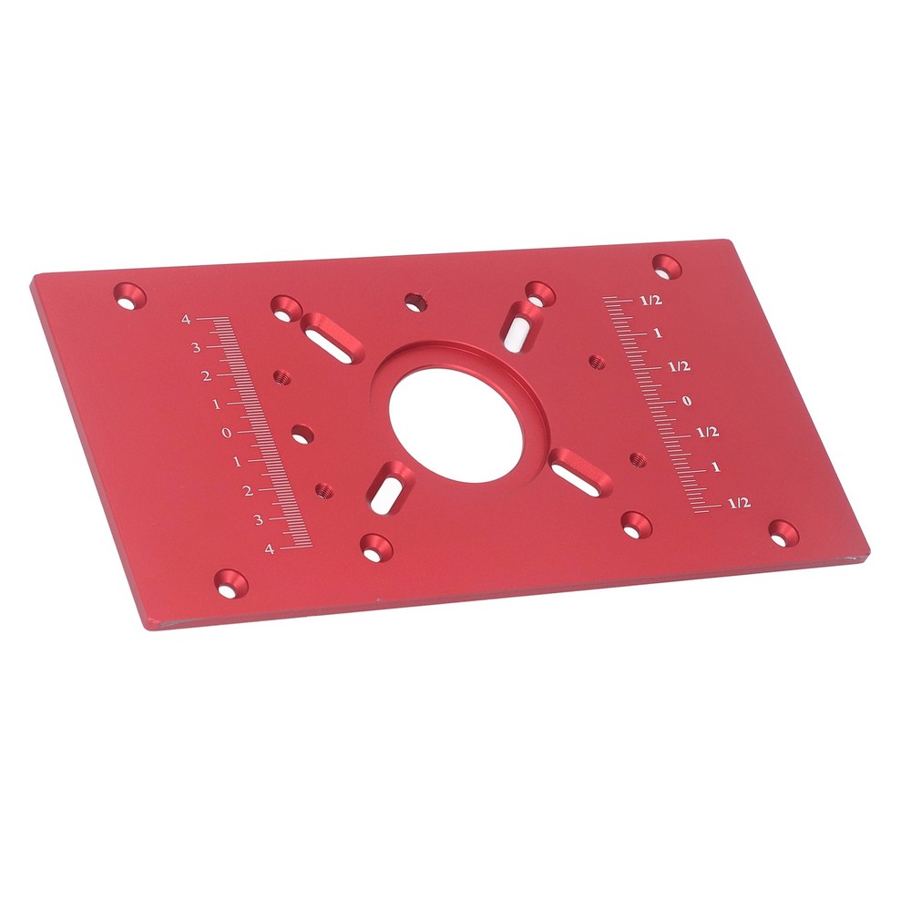 Router Table Insert Plate Lift System Base Board Accessory For Woodworking Red