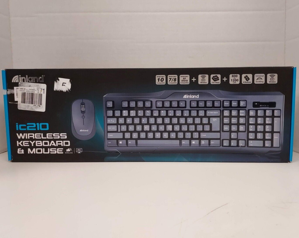 Inland ic210 Wireless Keyboard & Mouse Combo