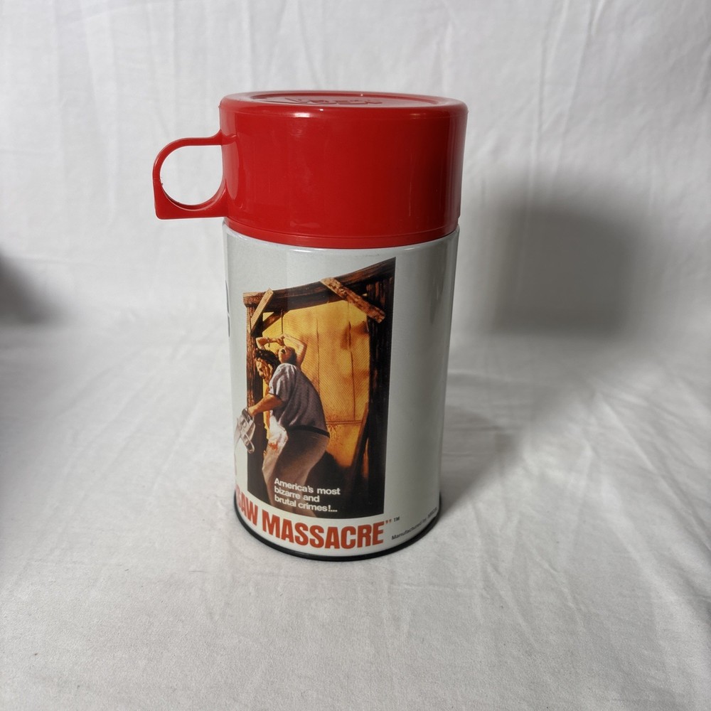 TEXAS CHAINSAW MASSACRE LUNCHBOX w/ THERMOS!
