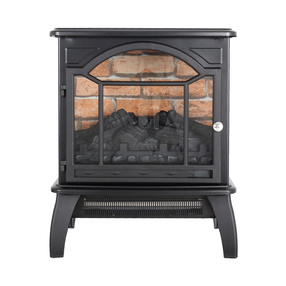 18" 3D Flame Electric Fireplace Insert Heater w/ Realistic Flame&Remote Control