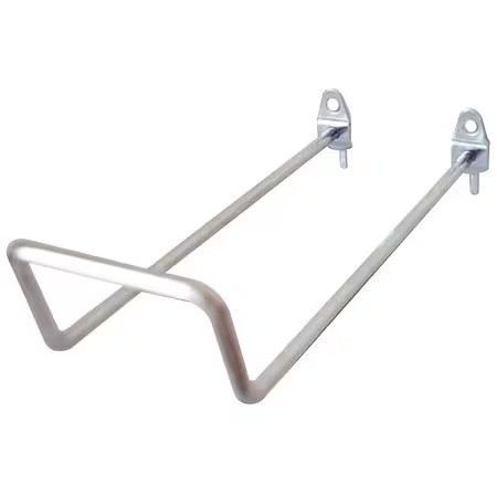 Double Closed-End Pegboard Hook, 8 In, Pk5,  5Tpf1