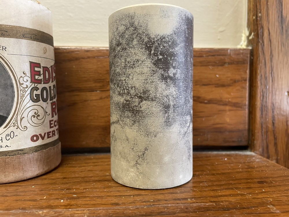 Edison Brown Wax Cylinder Record
