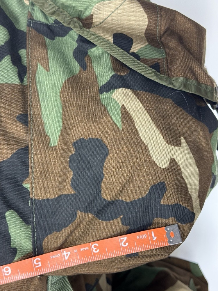 USGI Woodland Camo Large Equipment Bag Backpack Main Pack EUC