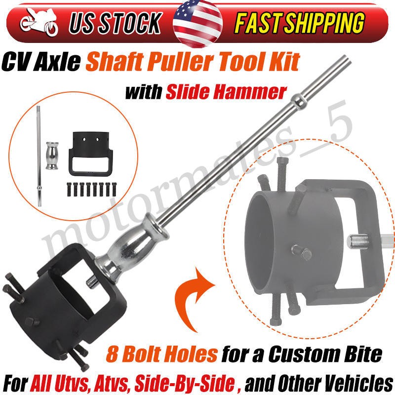 3.7" CV Axle Shaft Puller Removal Tool w/ Slide Hammer UTV/ATV HD Bushing Puller