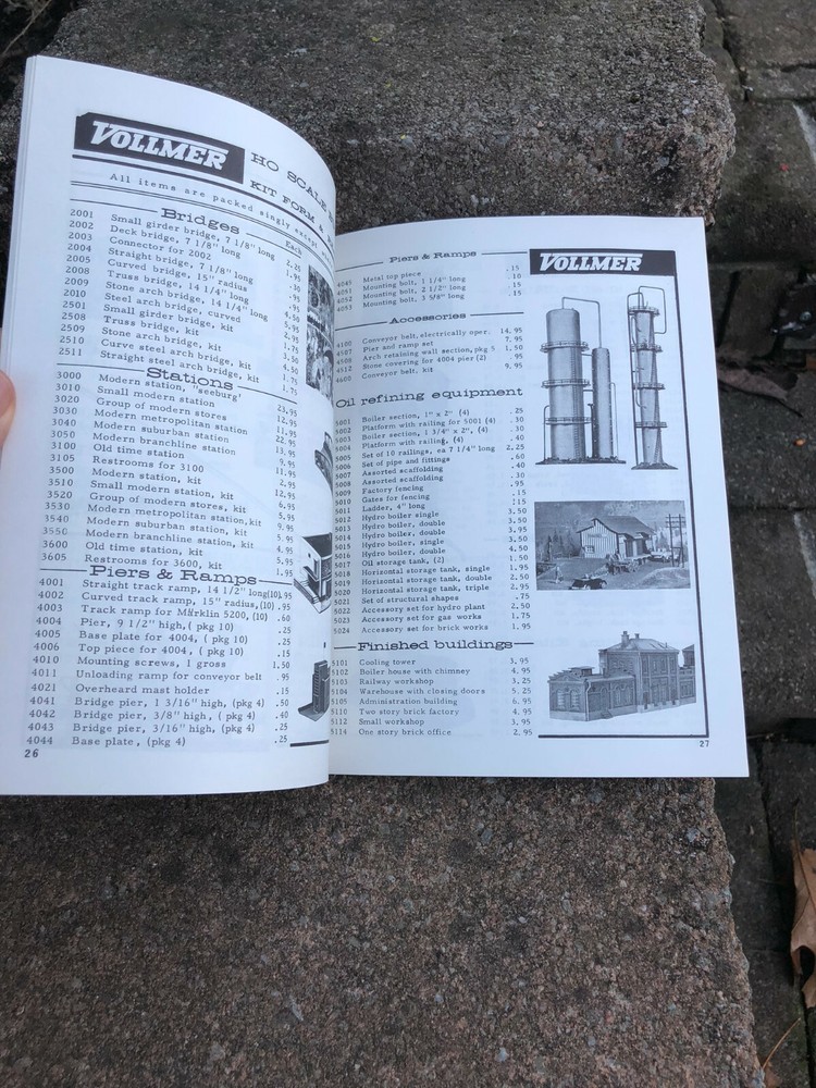 1965-6 Con-Cor Models for Railroads Train Catalog