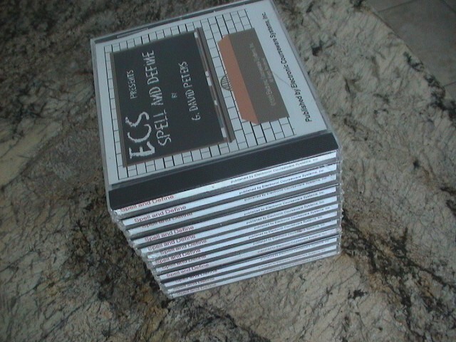Electronic Courseware Systems Spell and Define Educational Lot/12 CD-ROMS - 1999