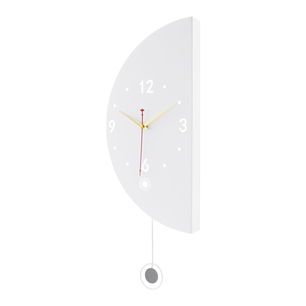 Wall Clock Decoration Double-sided Corner Wall Clock White+black Wall Clock
