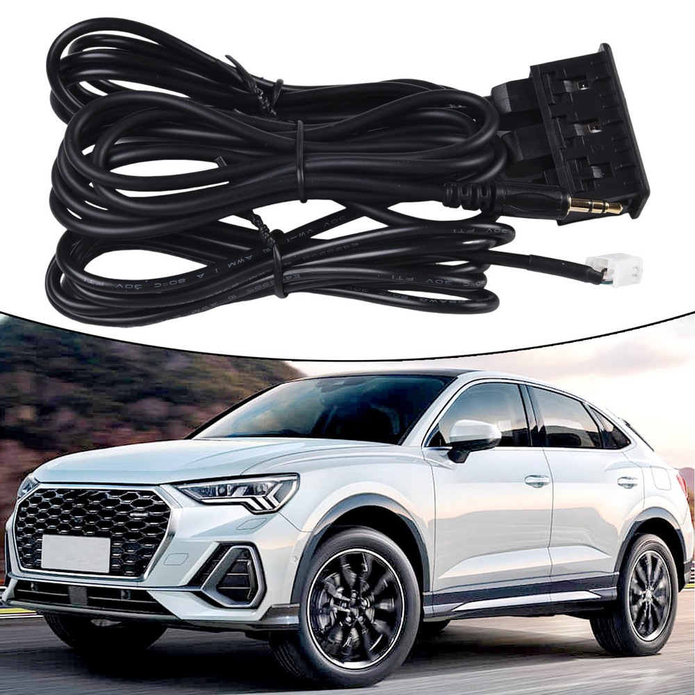 Long Cable Car for DASH Mount USB AUX Port Panel Interface Extension Adapter
