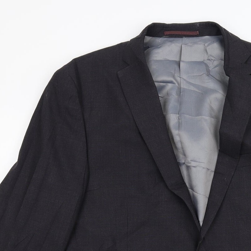 NEXT Mens Grey Wool Blend Blazer Size 42
