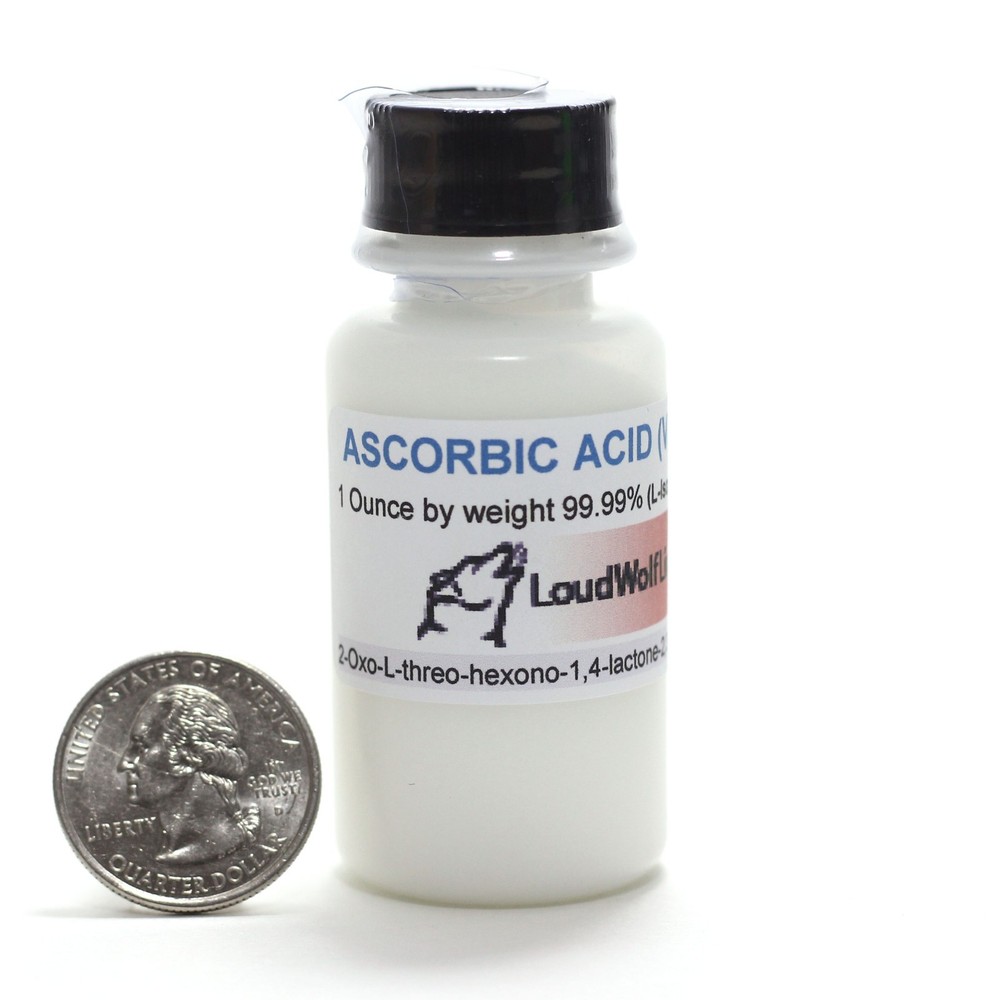 Vitamin C "Ascorbic Acid", 1oz, Pure Food Grade, Sturdy Bottle SHIPS SAME DAY