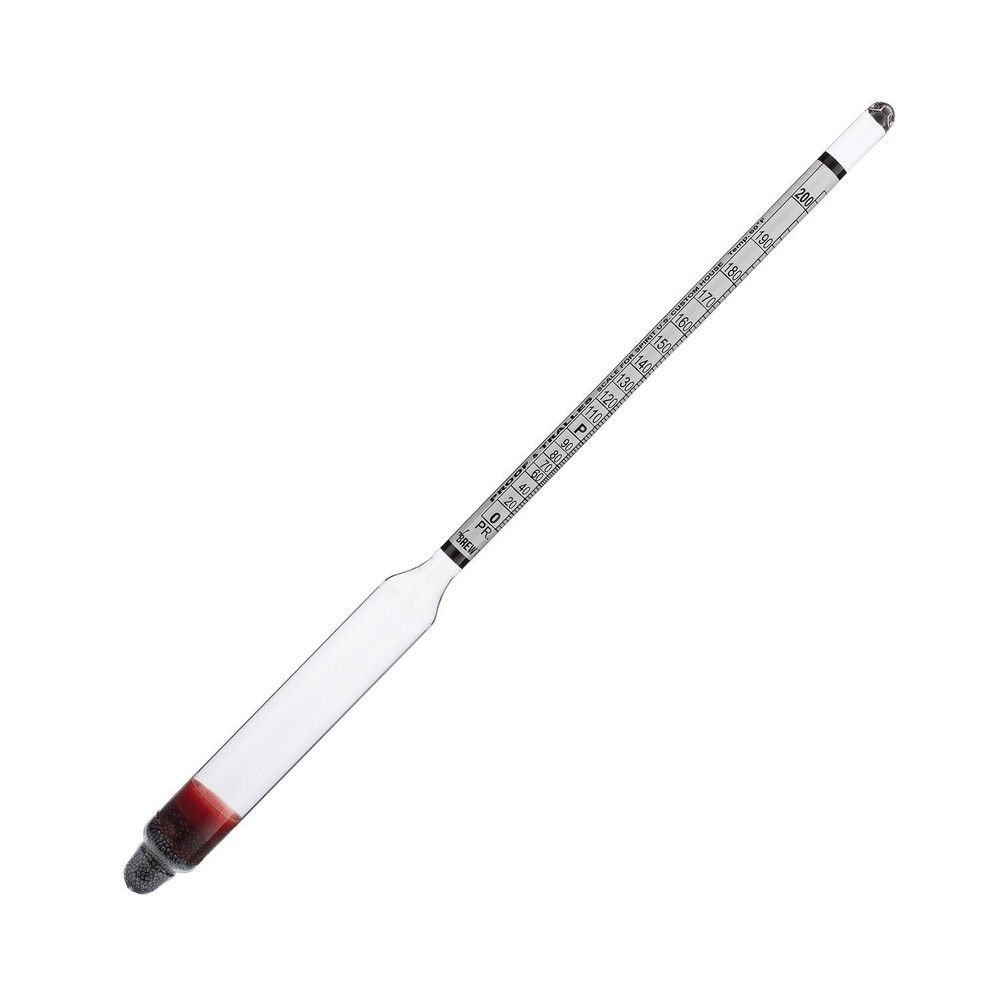 Hydrometer Alcohol Meter Tralle Test Kit 0-200 Proof Traceable Alcoholometer ❤