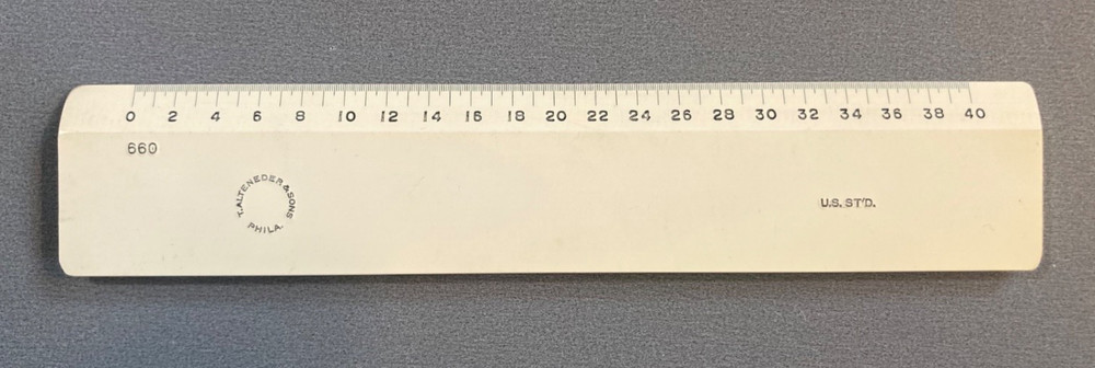 Alteneder Mapping Scale Rule