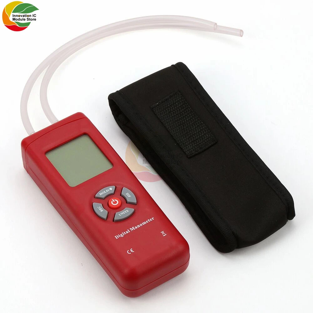 Digital Differential Pressure Gauge Handheld Pressure Meter Digital Manometer