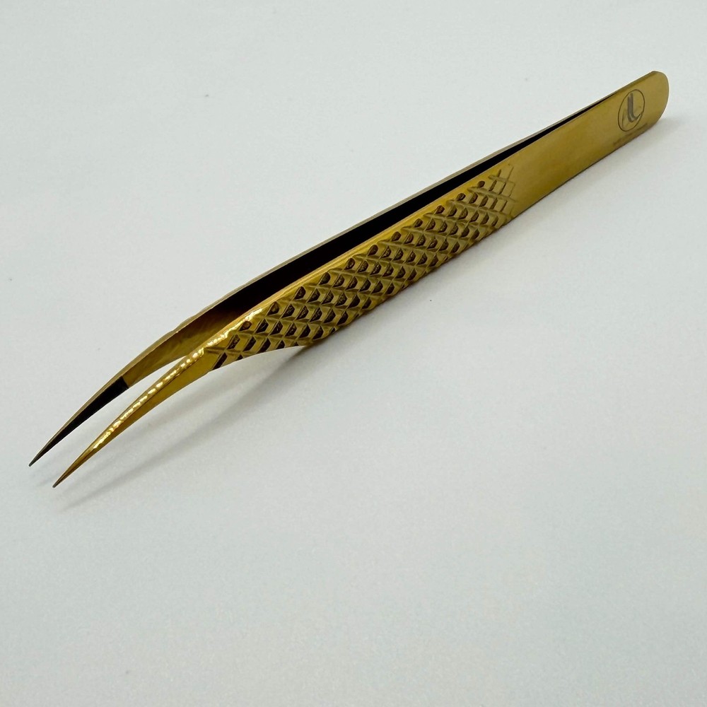 Golden Dolphin Isolation Tweezer - J Shape