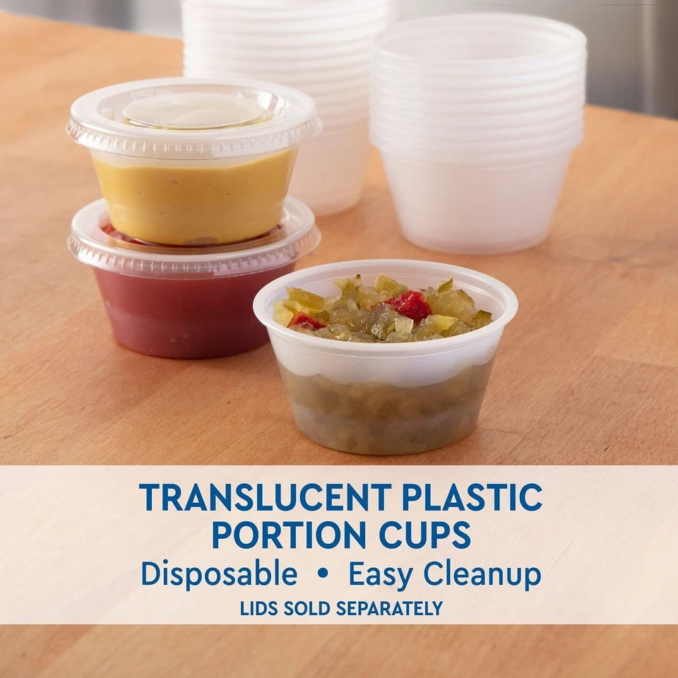 Member's Mark Translucent Portion Cups (2 fl. oz., 2500 ct.)