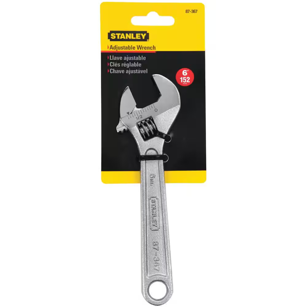 6 In. Adjustable Wrench