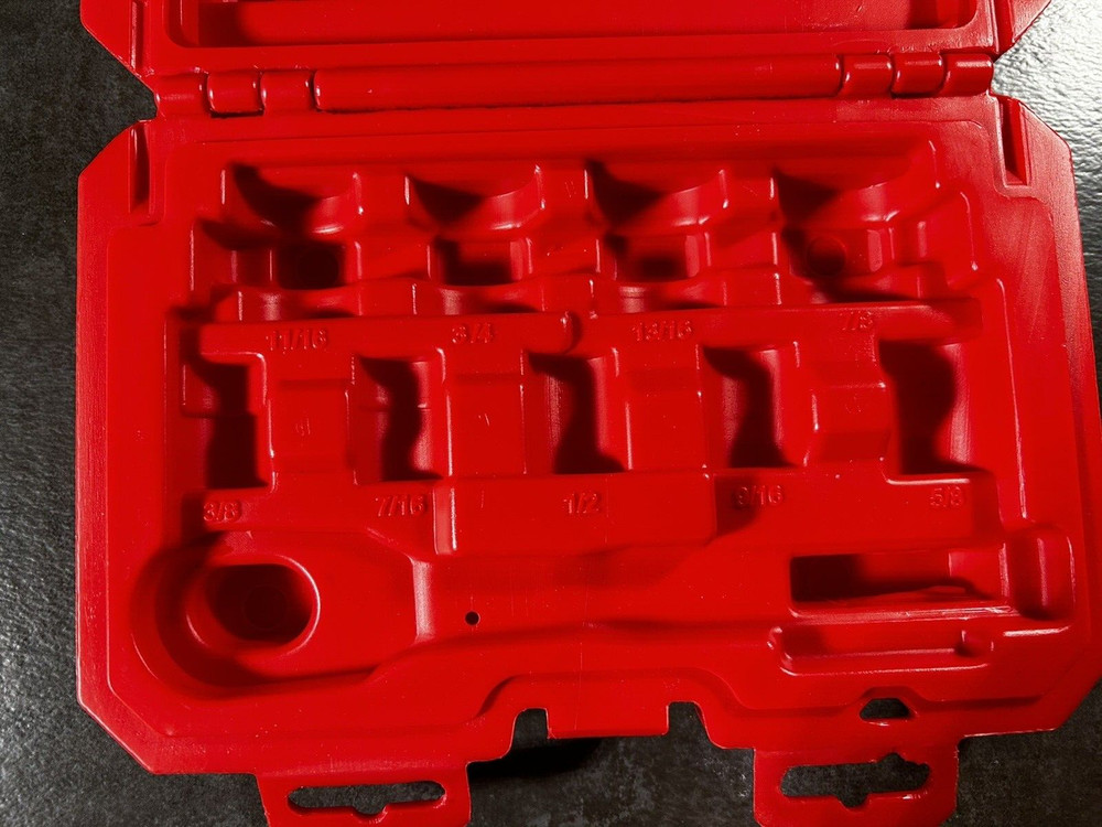 EMPTY CASE CRAFTSMAN 10 pc SAE 3/8 DRIVE RATCHET SOCKET CASE