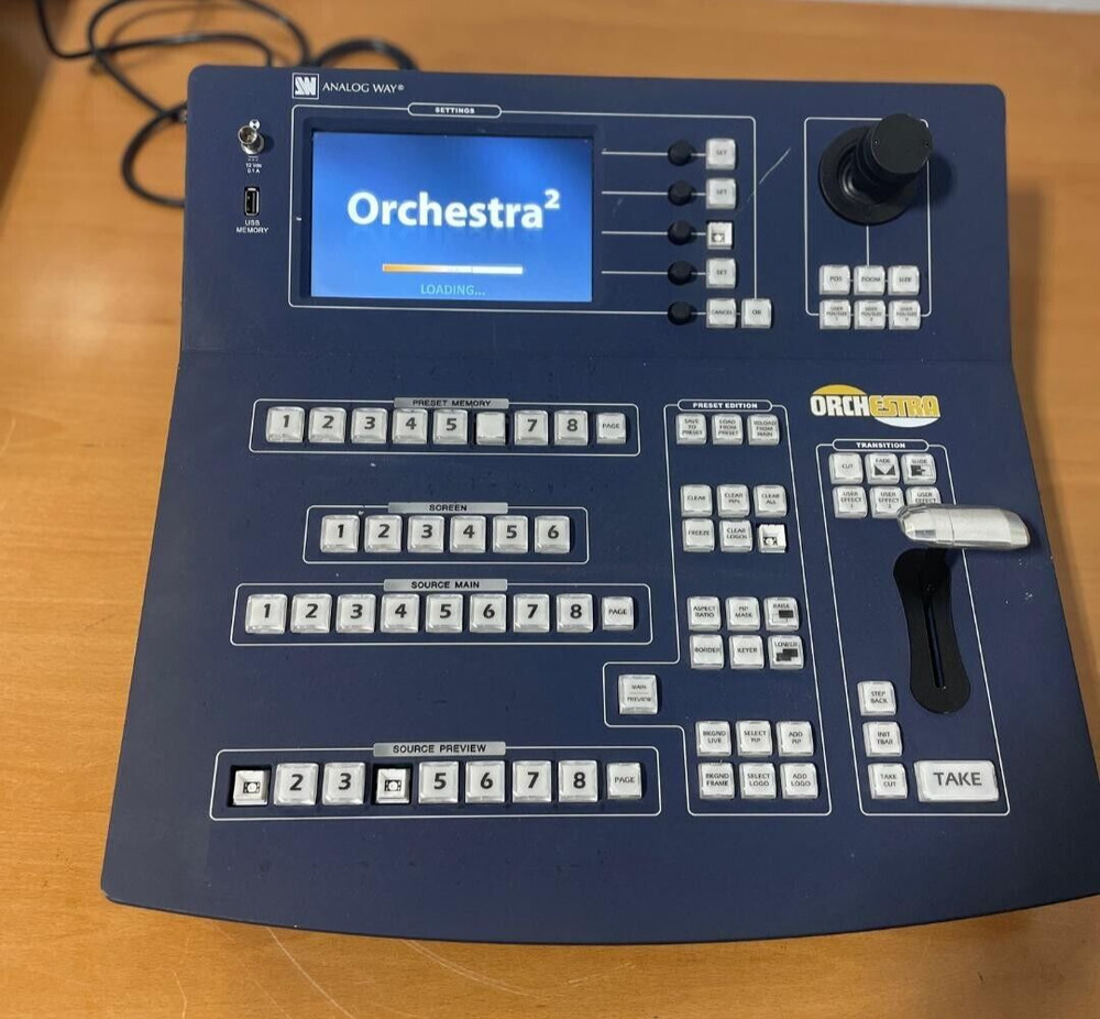 Analog Way ORC50 Orchestra Multi-Screen Touch Event Controller LCD