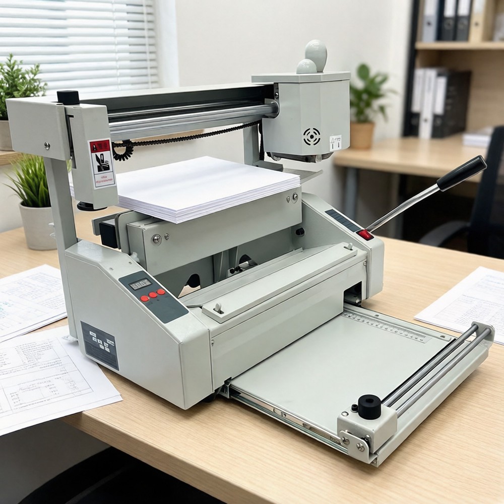 110V Desktop Manual Wireless Glue Binding Machine+Binding Hot Melt Glue Pellets