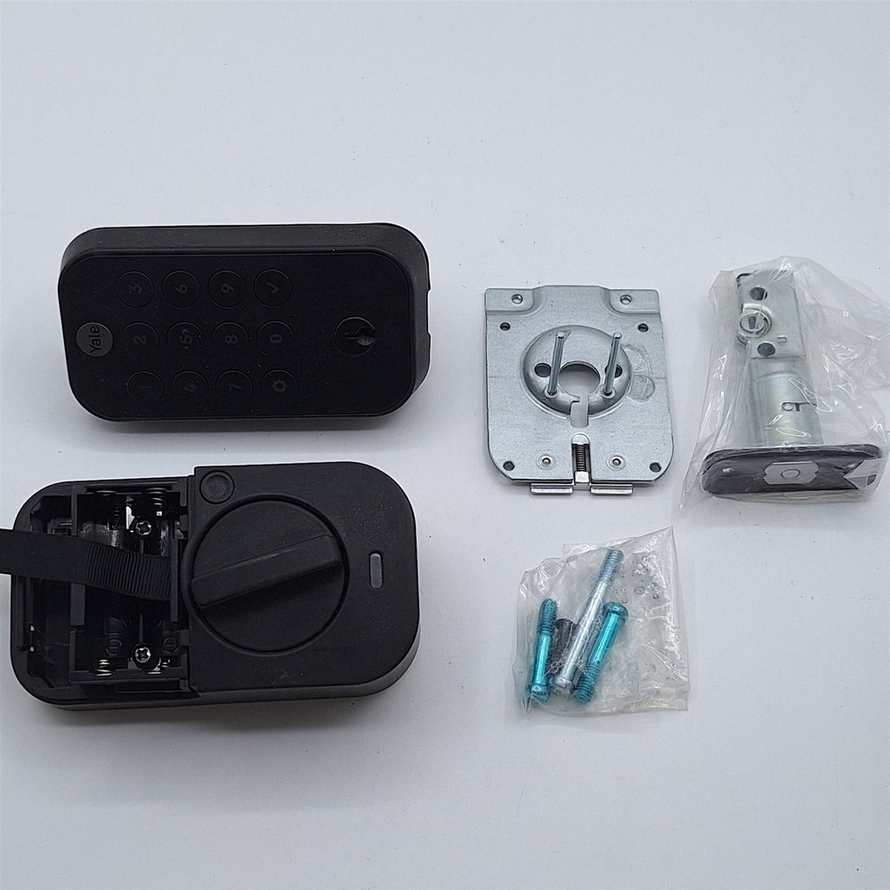 Yale Security Assure Lock 2 Deadbolt, Black Suede Keyed Smart Entry Lock *READ*