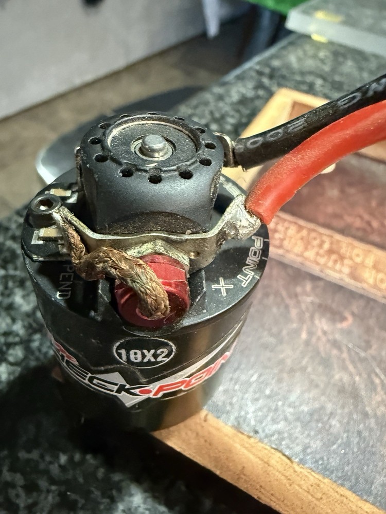 Team Checkpoint 10x2 Double Brushed Modified RC Motor! Tested !!