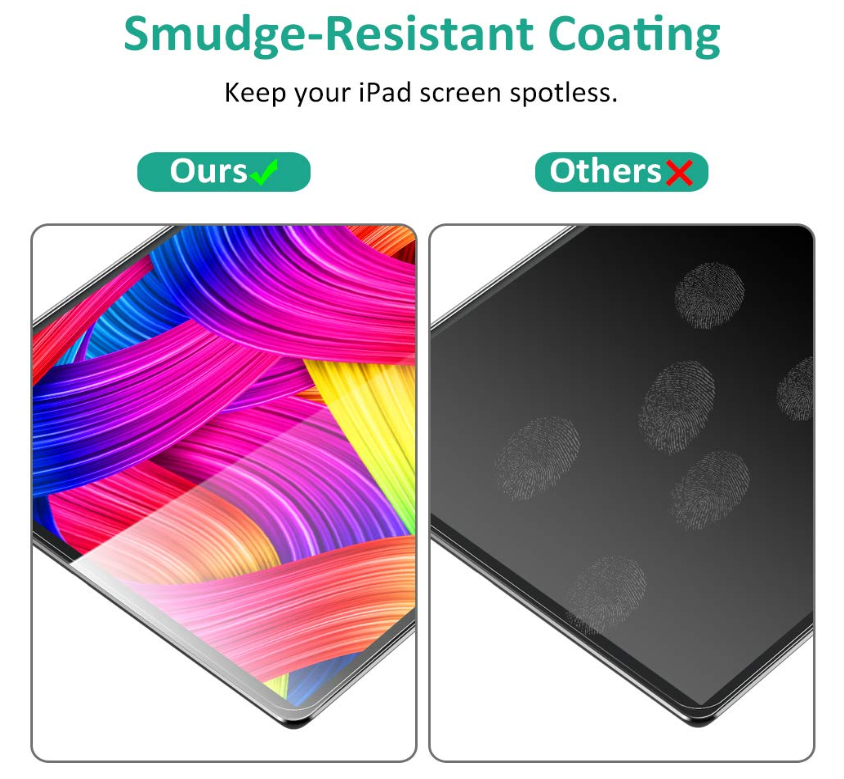 2-Pack Tempered Glass Screen Protector For Apple iPad Pro 11 inch 2018