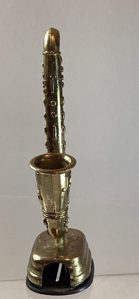 Diecast Bronze Pencil Sharpener Saxophone