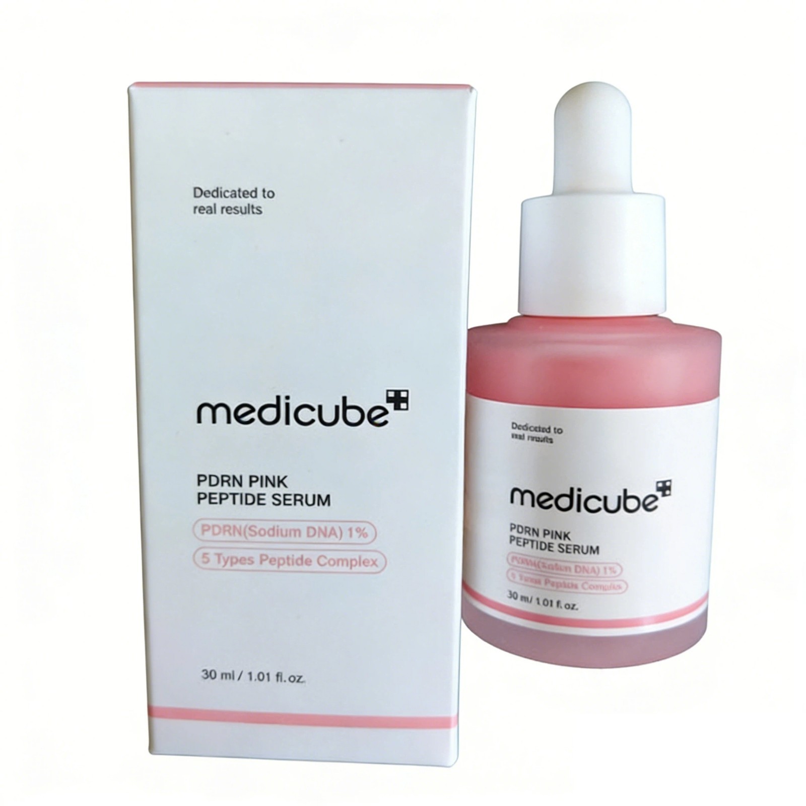 'Medicube PDRN Pink Peptide Serum 1.01 fl oz– SALMON DNA For  Anti-Aging Care