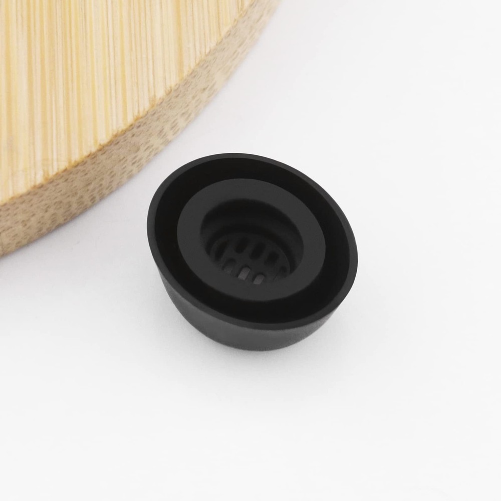 Micro Traders 3 Pairs Silicone Earbuds Ear Tips Compatible with large, Black