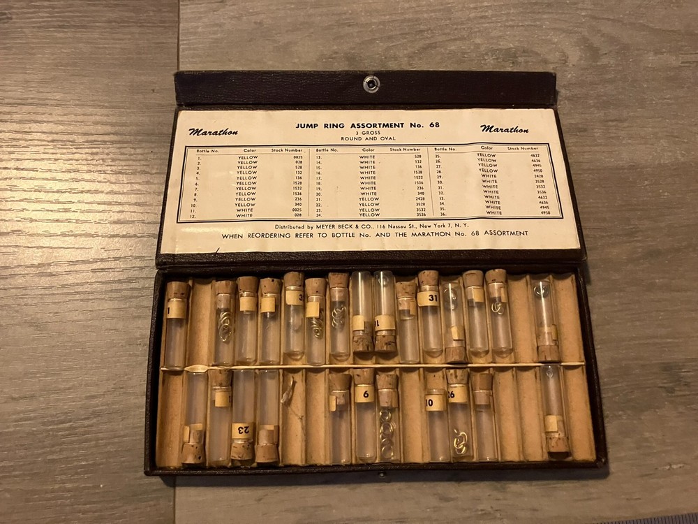 Vintage Marathon Jump Ring Assortment 68 Incomplete