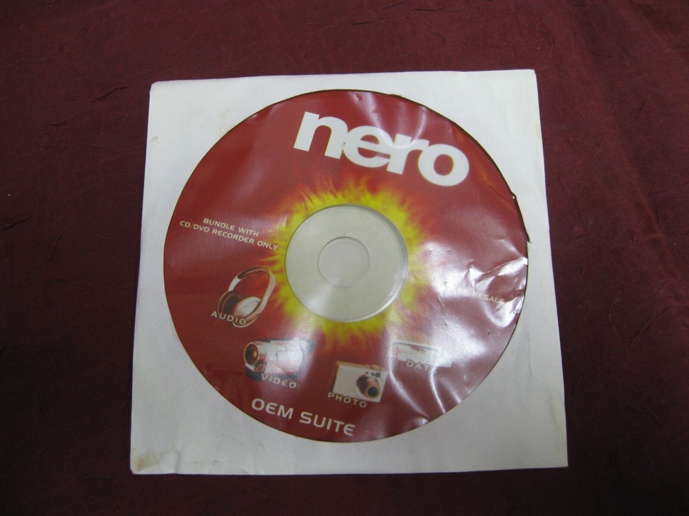 NERO OEM Suite CD & DVD Burning Software with Serial Number, CD Only