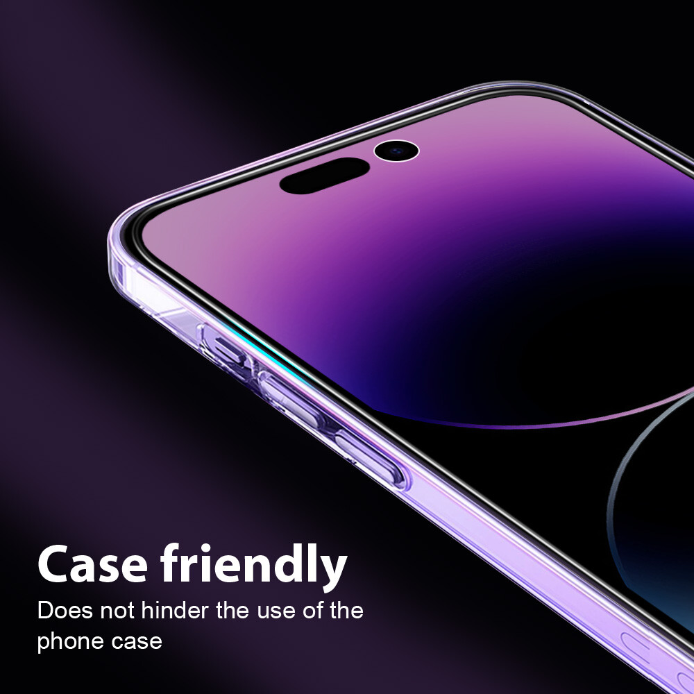 2PCS Privacy Tempered Glass Screen Protector For iPhone 16 15 14 13 12 Pro Max