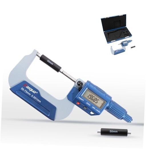 Precision Professional 2-3'' Outside Micrometer with Carbide Tip 2-3" Digital