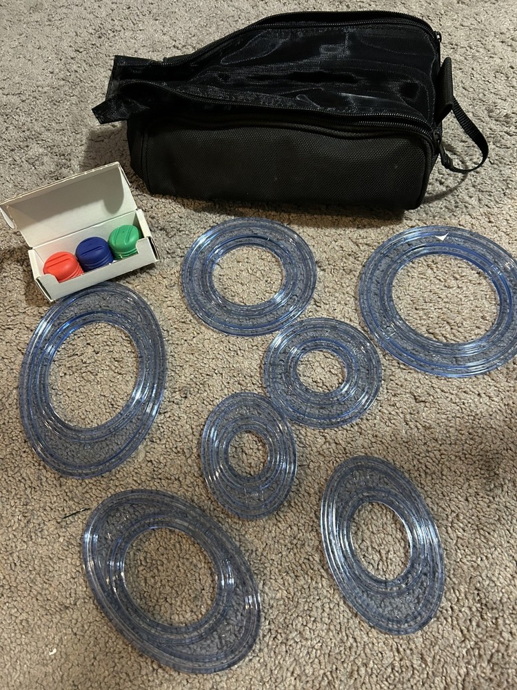 CREATIVE MEMORIES OVAL AND CIRCLE PATTERNS CUSTOM CUTTING SYSTEM