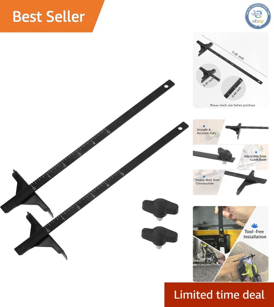 Replacement Rip Fence Guide for Ryobi Models - Tool-Free Installation Included